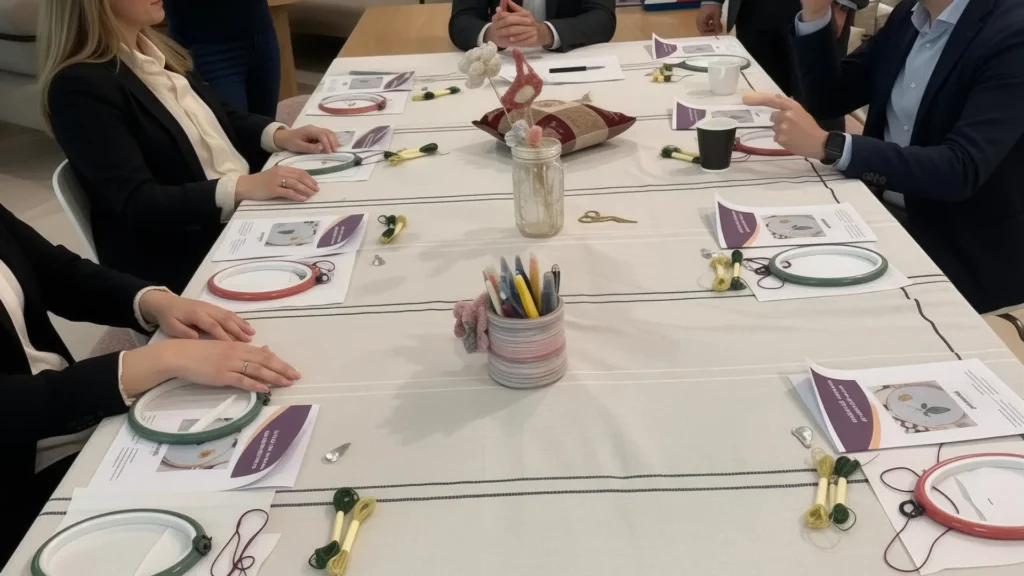 Teambuilding crochet